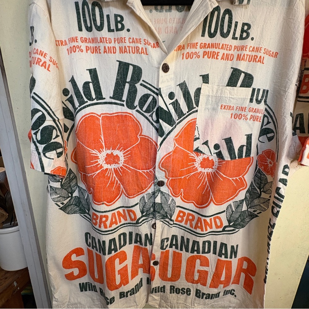 The Canadian Sugar Shirt - Normcore Studio Men’s Short Sleeve XL Casual Shirt - Picture 5 of 9
